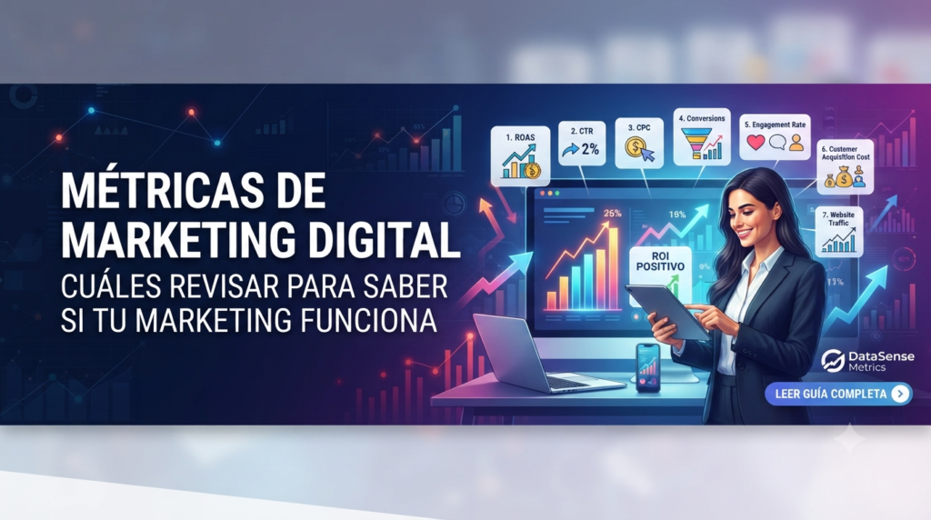 Métricas de marketing digital cuáles revisar para saber si tu marketing funciona