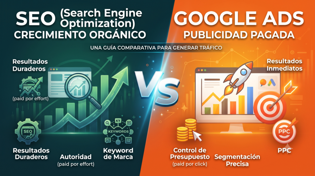 SEO o Google Ads imagen representativa