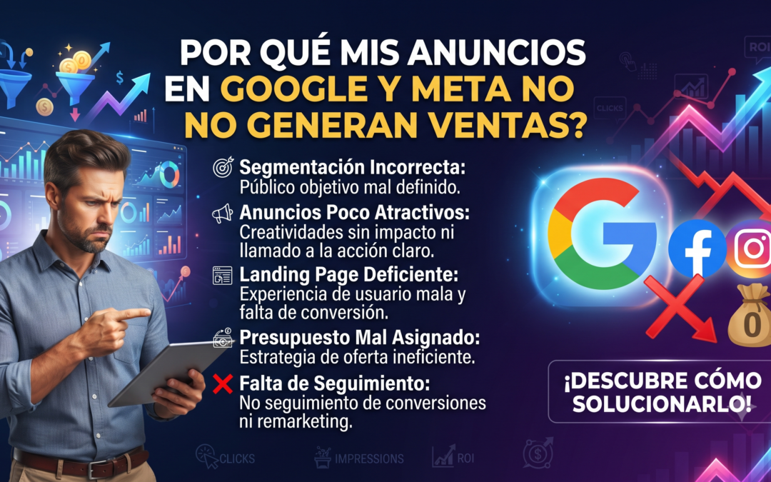 por qué mis anuncios no generan ventas